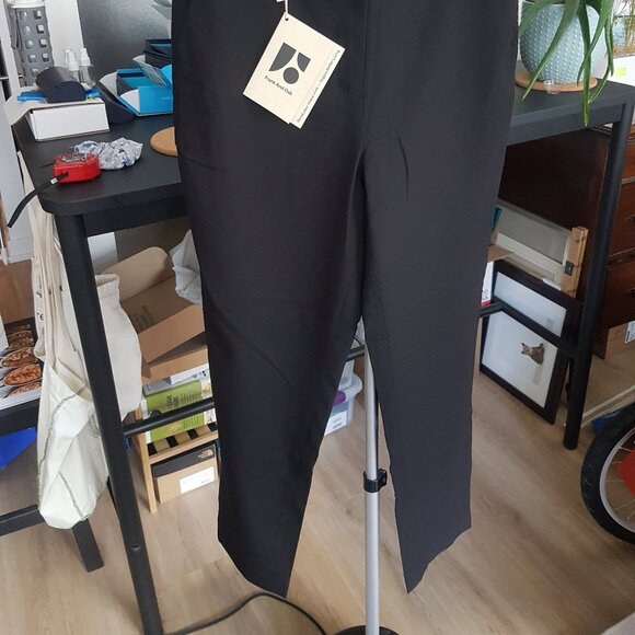 Frank and Oak Eleanor slim fit pant in black - Picture 4 of 4